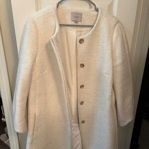Loft White Peacoat